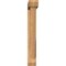 Ekena Millwork Traditional Slat Smooth Bracket w/ Offset Brace, Western Red Cedar, 5 1/2"W x 32"D x 40"H BKT0604X32X40TRA06SWR - alternate 4